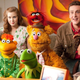 Amy Adams, Jason Segel and the Muppets in The Muppets.